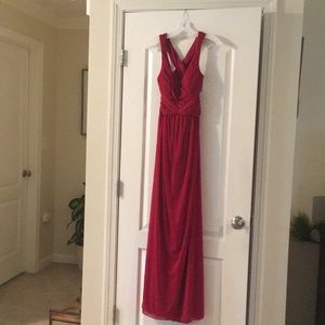 Bridesmaid dress from David’s Bridal
